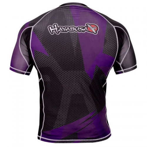 Рашгард Hayabusa Metaru Purple с кор. рукавом купити